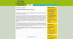 Desktop Screenshot of edenlandscapingco.com